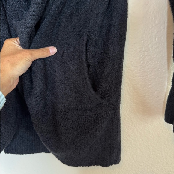 Barefoot Dreams - Cozy Chic Lite® Circle Cardi - Black - XS/S - Picture 4 of 5